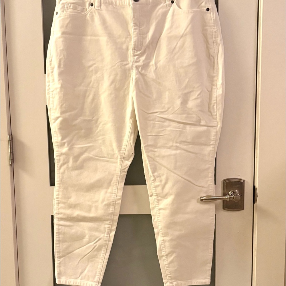 Style & Co. Blanco Corduroy Pants